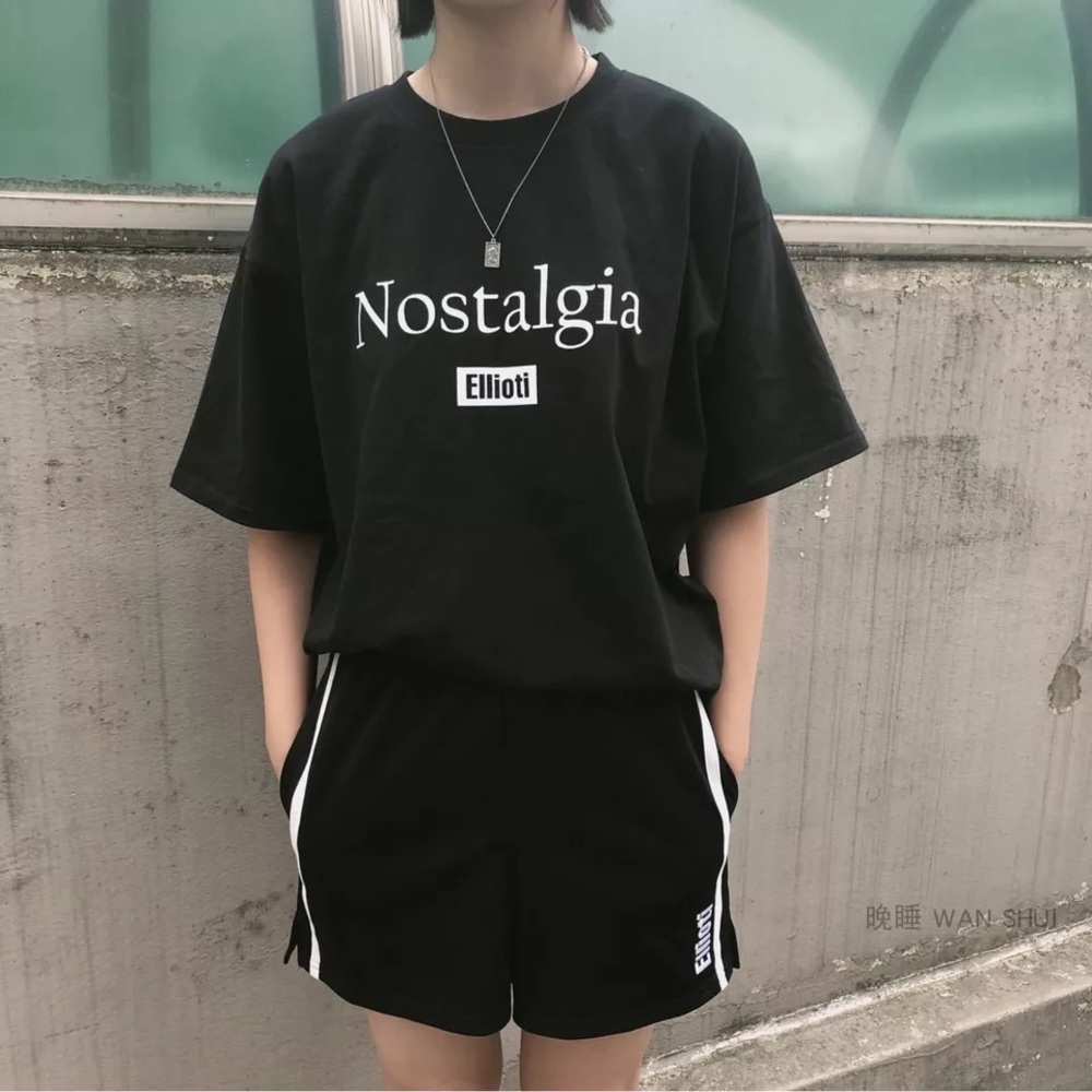 NOSTALGIA stylenanda oversized tshirt unisex size medium